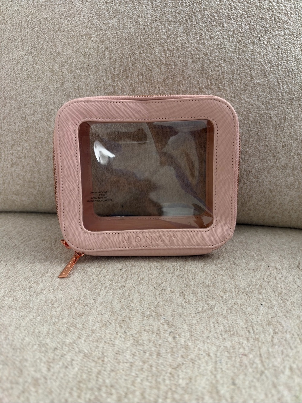 Pink Clear Travel Pouch